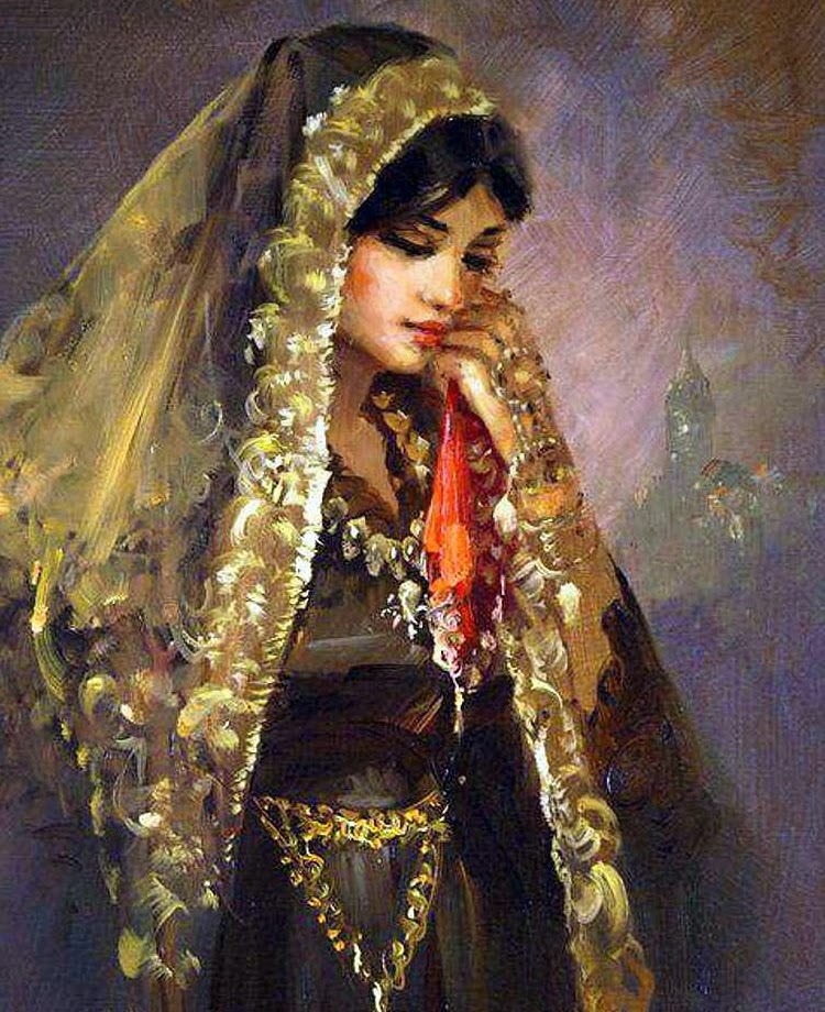 Картины с восточными красавицами